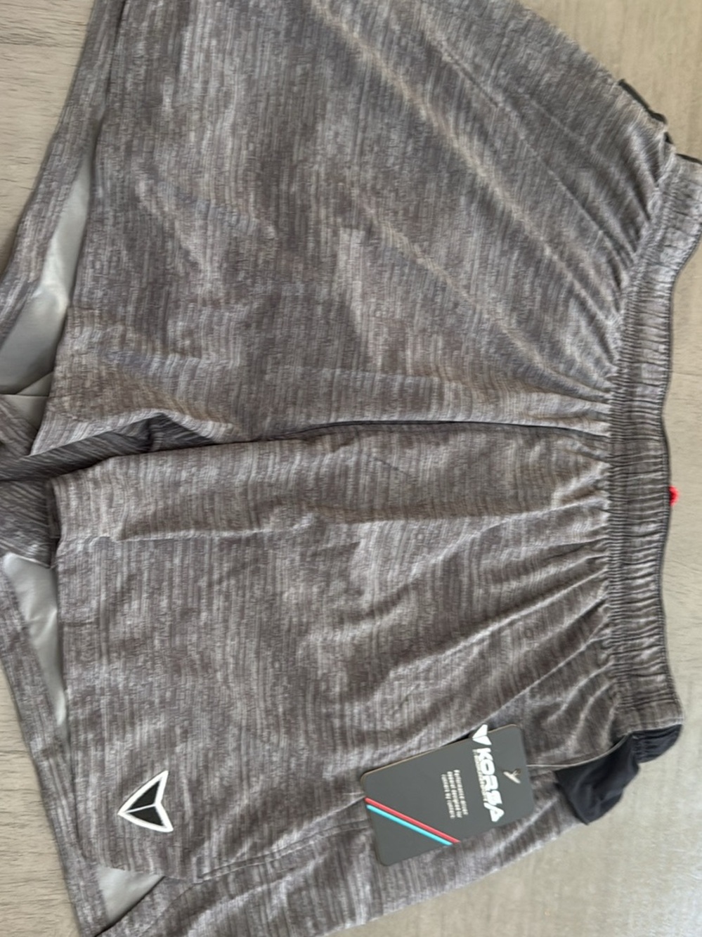 Michael Kors Heather Gray Athletic Shorts with Logo